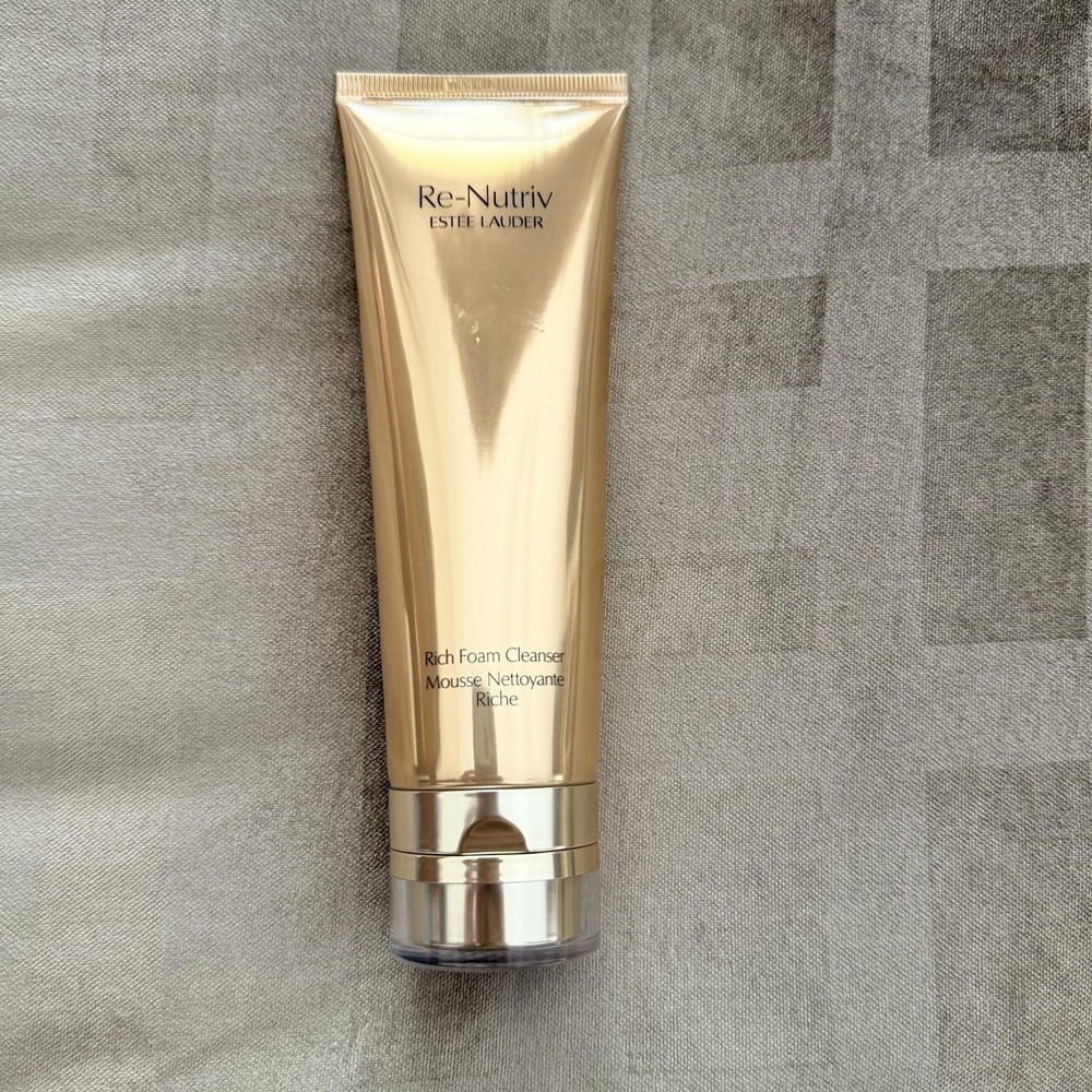 Estee Lauder Re-Nutriv Rich Foam Cleanser 4.2oz 125ml Face Wash Deep Cleansing
